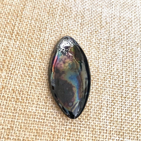 ⭐️ 5 for $25 Ceramic Mother-Of-Pearl Vintage Brooch - Picture 6 of 10